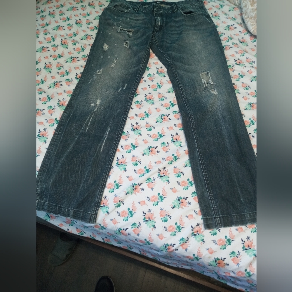 Dolce & Gabbana Green Bootcut Jeans